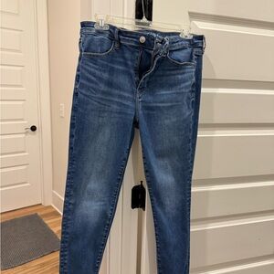 American Eagle Outfitters Dark Blue Skinny Jeans